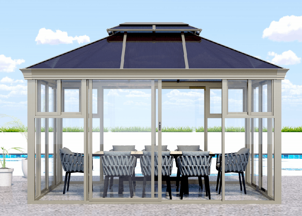 PC板（bǎn）頂陽光房-透明板